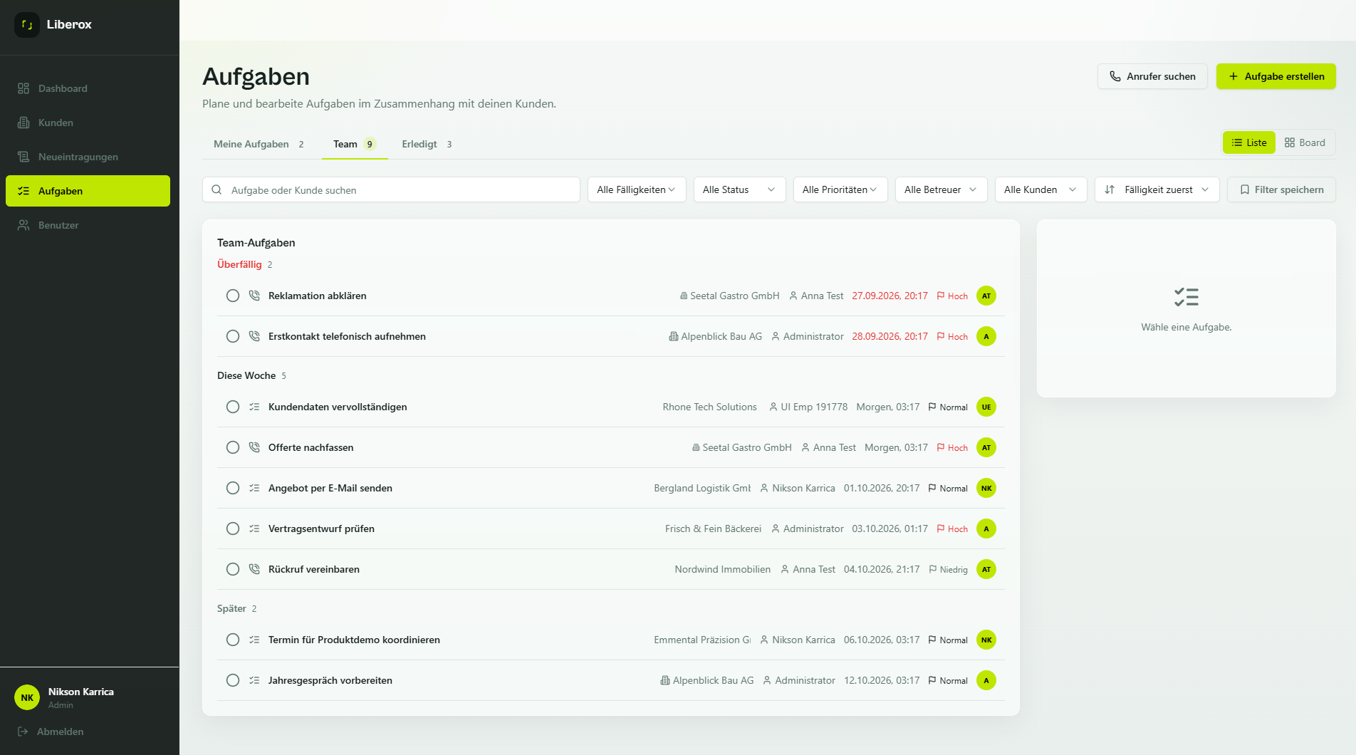 LiberoX CRM Screenshot 4